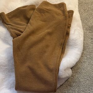 Brown Ribbed Pants